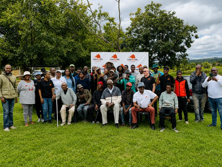 Community group at a Lean On Me roadshow